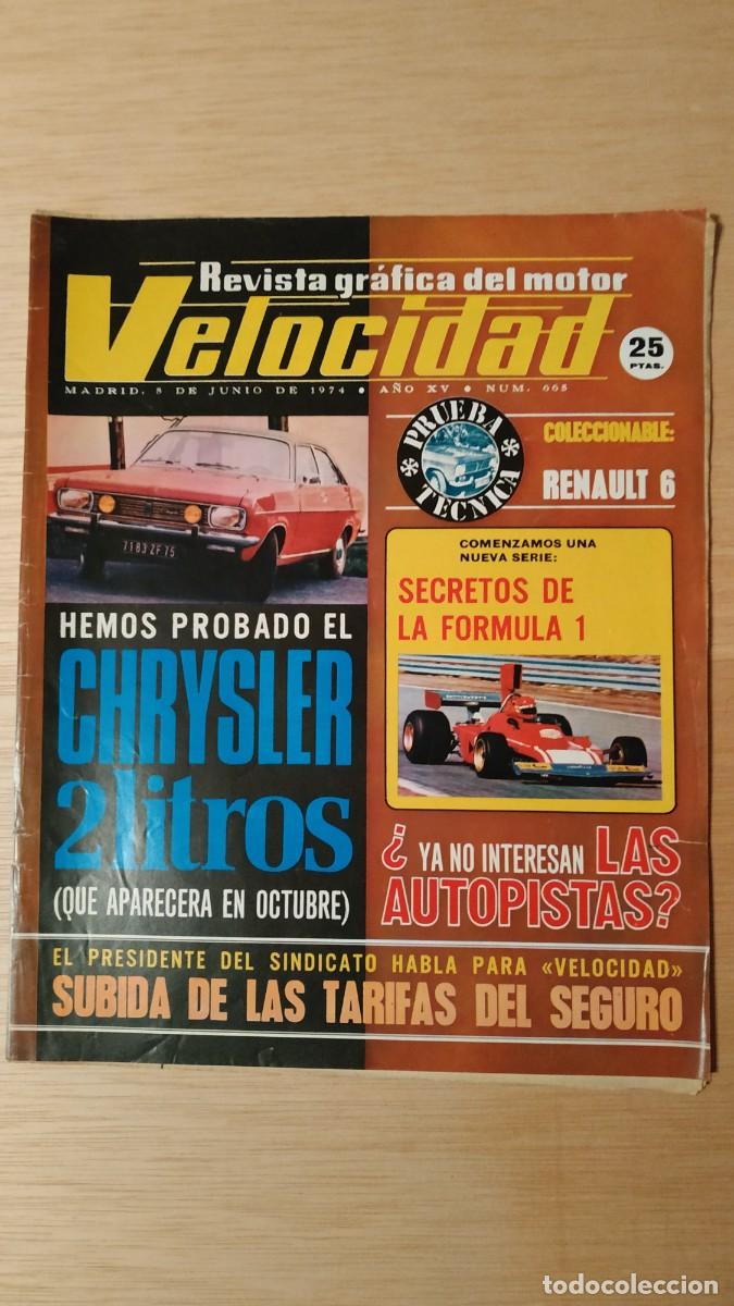 Coches: REVISTA VELOCIDAD A&Ntilde;O 1974 (VER DESCRIPCION)