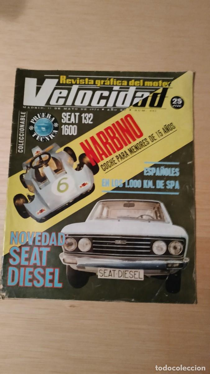 Coches: REVISTA VELOCIDAD A&Ntilde;O 1974 (VER DESCRIPCION)