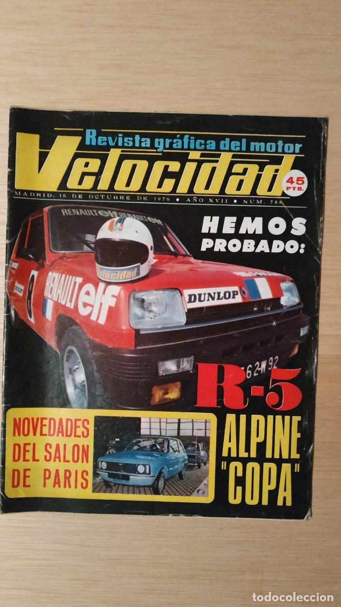 Coches: REVISTA VELOCIDAD A&Ntilde;O 1976 (VER DESCRIPCION)