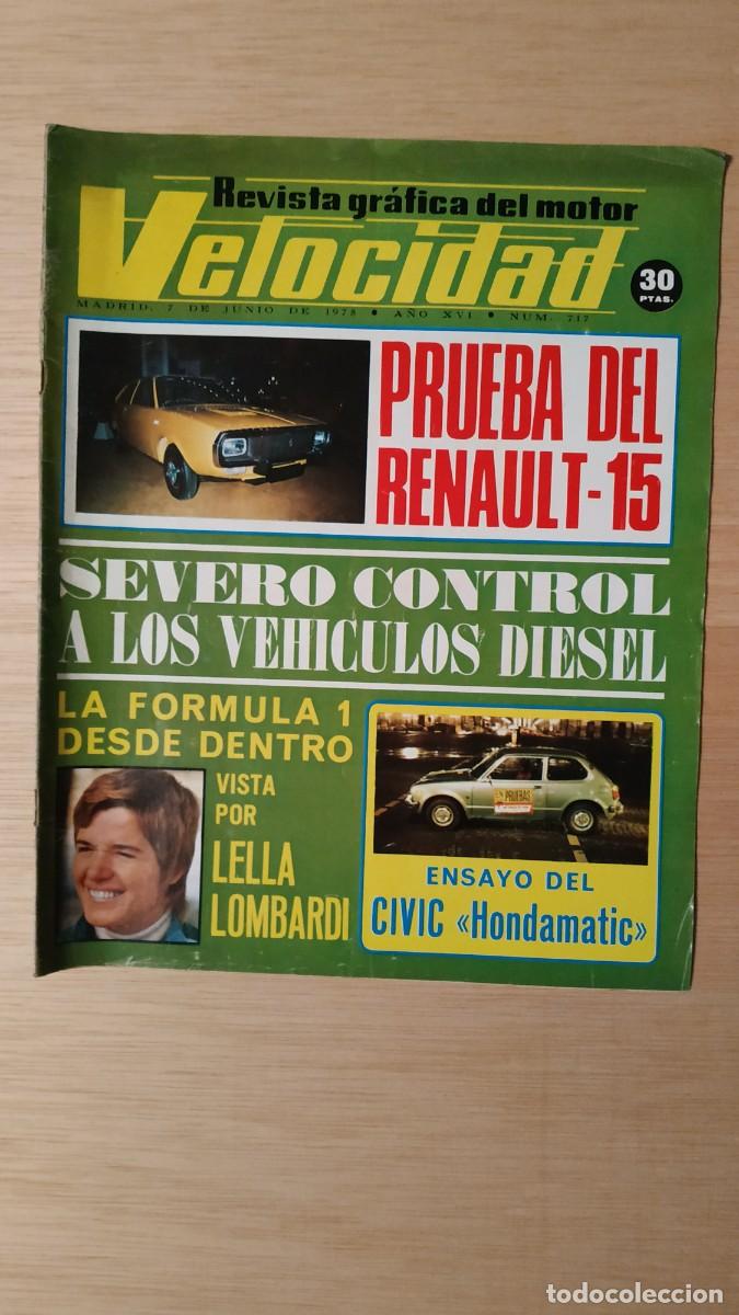 Coches: REVISTA VELOCIDAD A&Ntilde;O 1975 (VER DESCRIPCION)