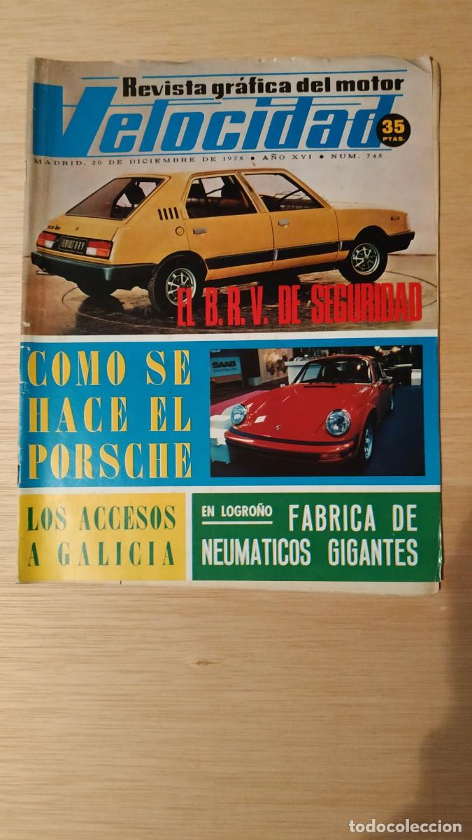 Coches: REVISTA VELOCIDAD A&Ntilde;O 1975 (VER DESCRIPCION)