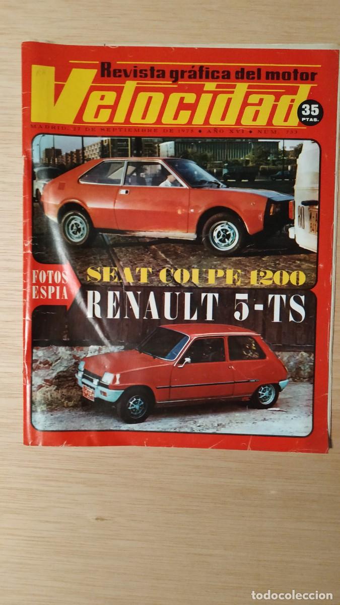 Coches: REVISTA VELOCIDAD A&Ntilde;O 1975 (VER DESCRIPCION)