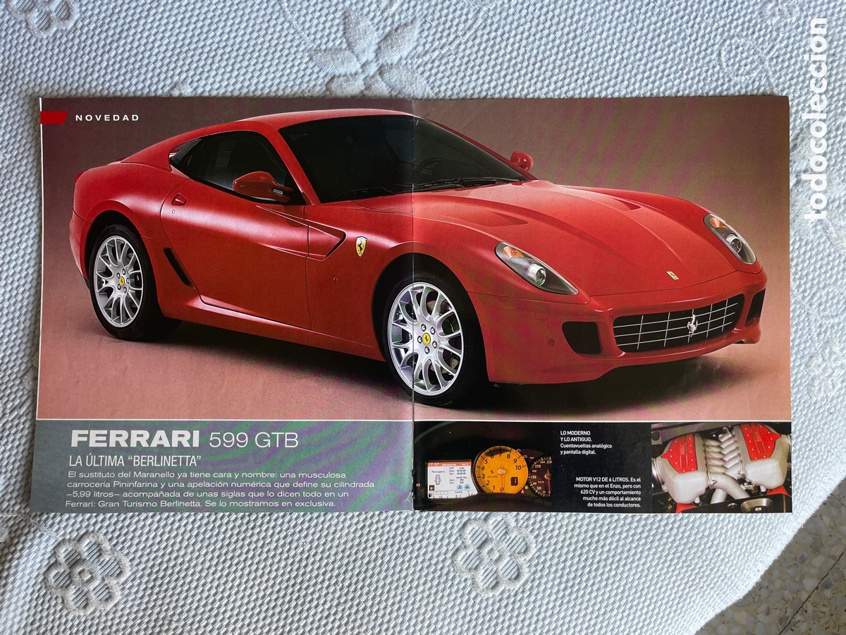 Coches: Ferrari 599 GTB / Hojas publicidad