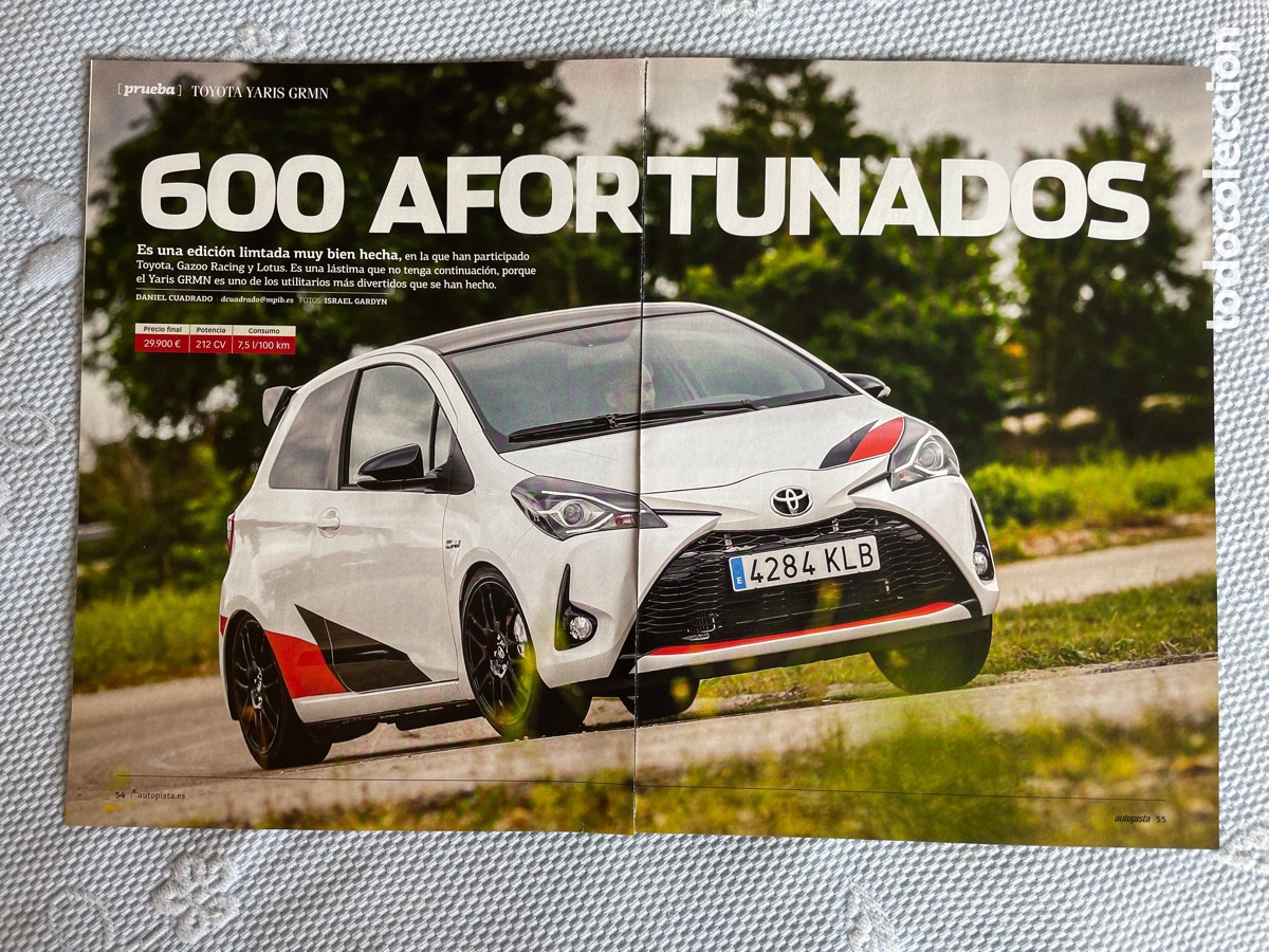 Coches: Toyota Yaris GRMN / hojas con la prueba