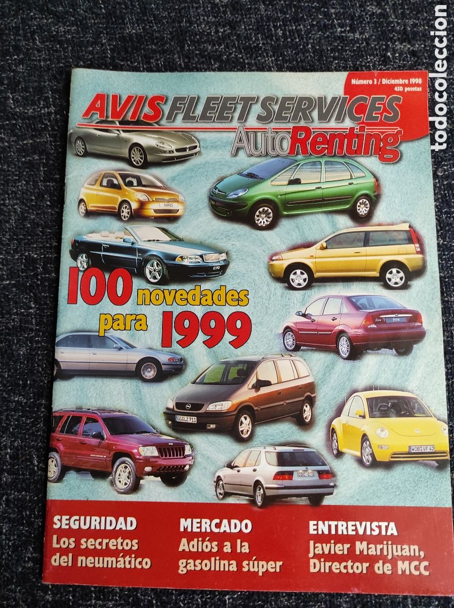 Auto: AVIS FLEET SERVICE N&ordm; 3 DICIEMBRE 1998 - AUTO RENTING