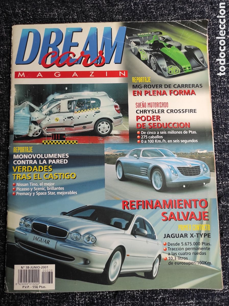 Coches: DREAM CARS MAGAZIN N&ordm; 38 JUNIO 2001 - JAGUAR X-TYPE