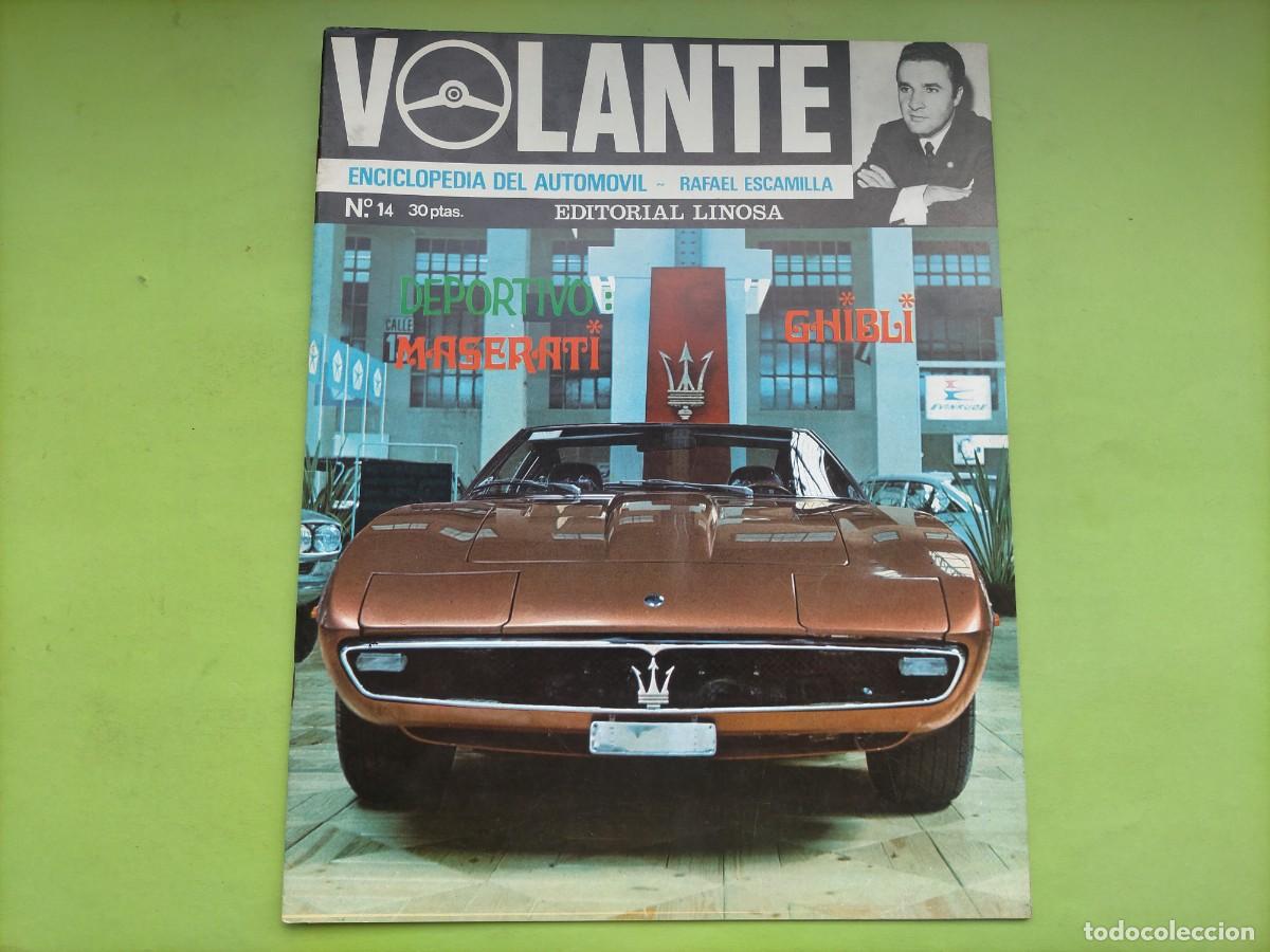 Coches: REVISTA VOLANTE N&ordm; 14 PRUEBA TECNICA SEAT 850 ESPECIAL(6 PAGINAS)- MASERATI GHIBLI-HISTORIA DE VOLVO
