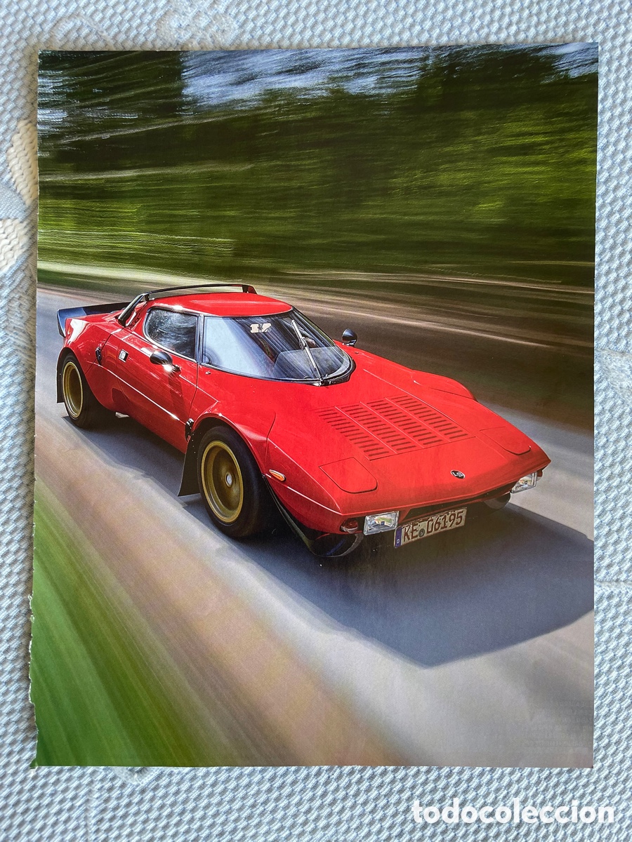 Coches: Lancia Stratos / Hoja de publicidad
