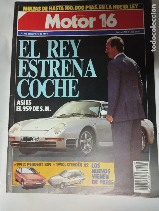 Coches: REVISTA DE COCHES MOTOR 16 31 DICIEMBRE N&ordm; 271 // AUTOMOVILISMO COCHE