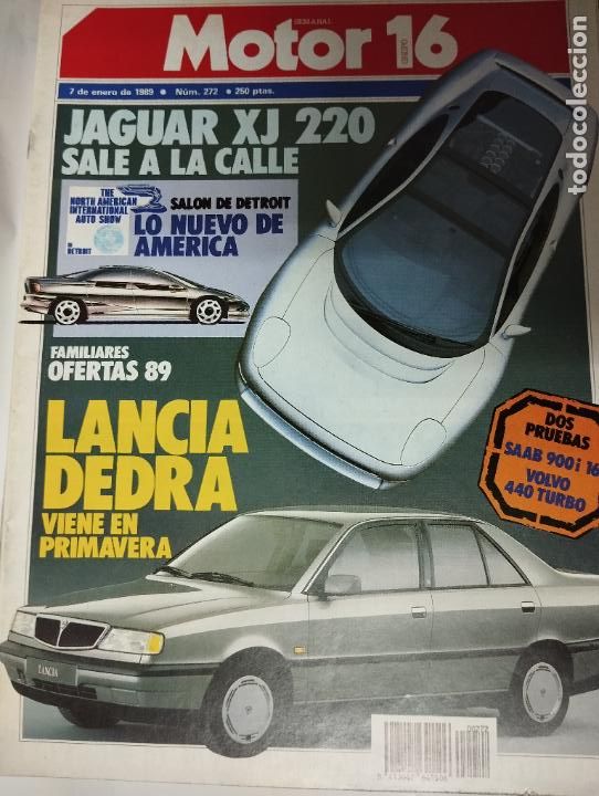 Coches: REVISTA DE COCHES MOTOR 16 7 ENERO 1989 N&ordm; 272 // AUTOMOVILISMO COCHE