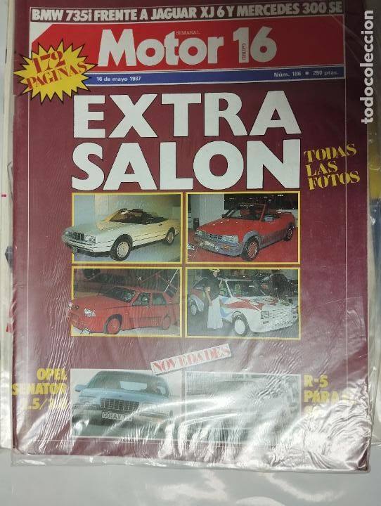 Coches: REVISTA DE COCHES MOTOR 16 // 18 mayo 1987 // AUTOMOVILISMO COCHE
