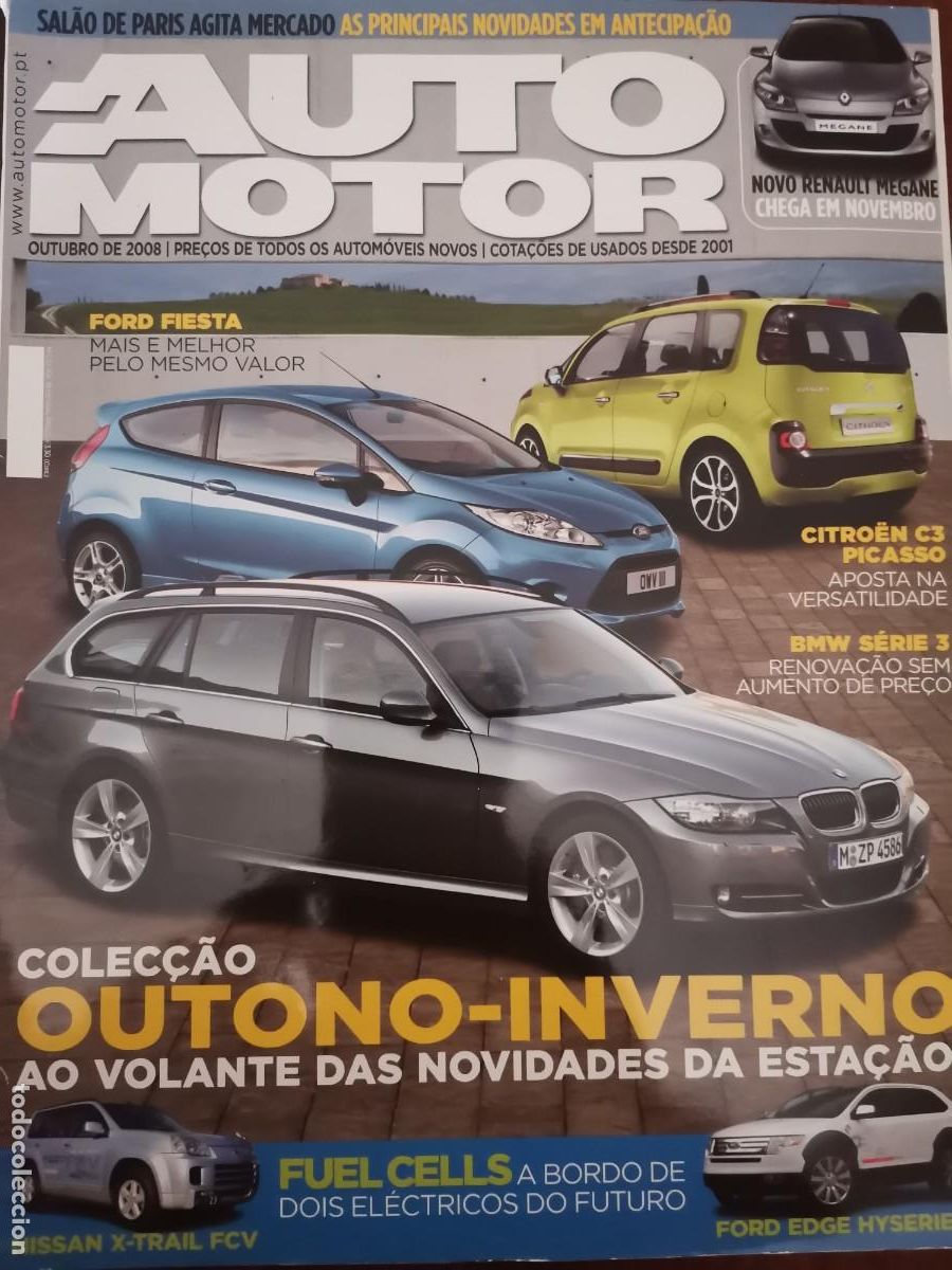 Coches: 2008 REVISTA AUTO MOTOR - RENAULT MEGANE - CITROEN C3 PICASSO - BMW SERIE 3 - NISSAN X TRAIL