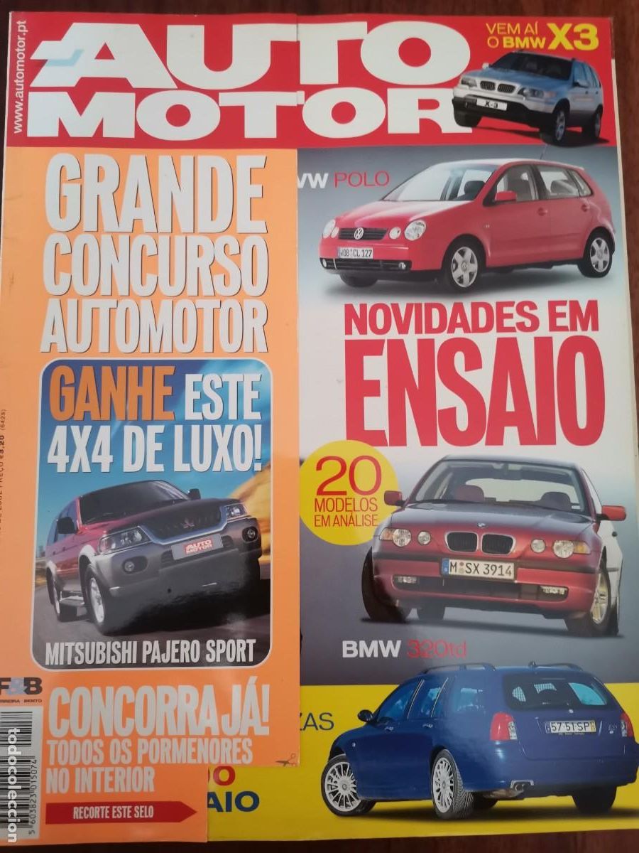 Coches: 2002 REVISTA AUTO MOTOR - HONDA JAZZ - SEAT IBIZA - BMW 320 D - MG ZR160 Y ZT-T190