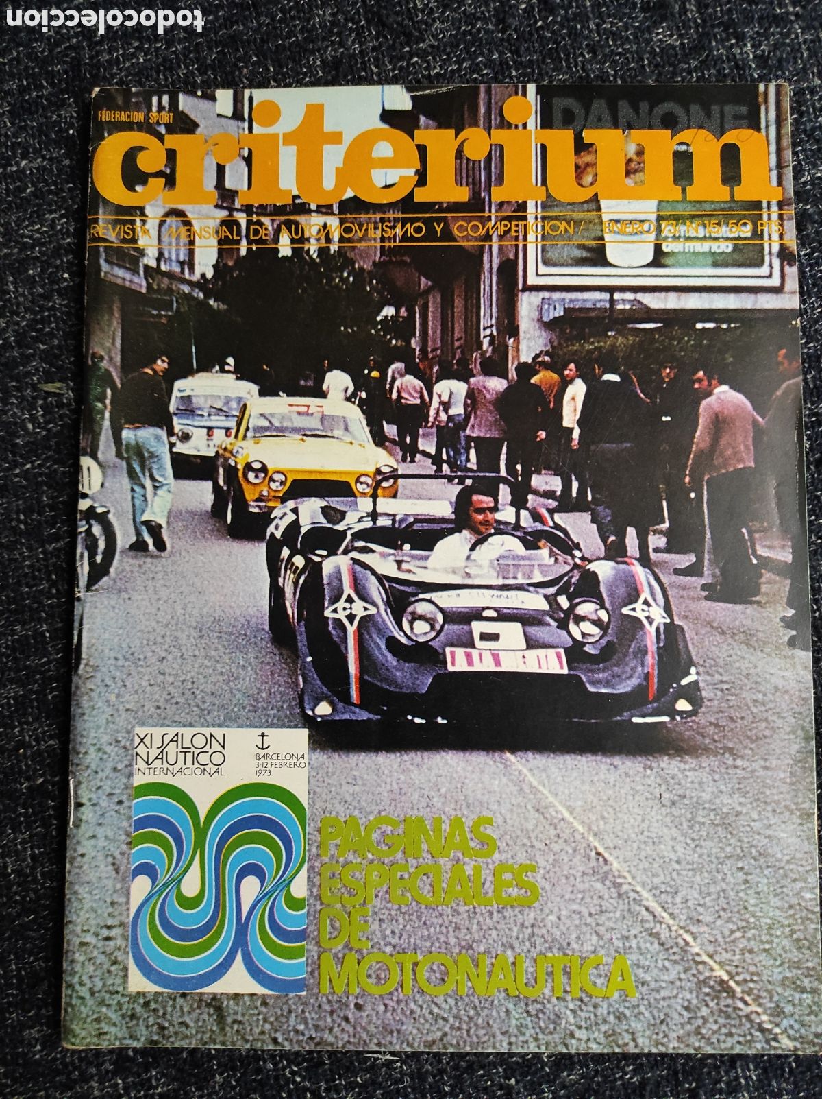 Auto: CRITERIUM, N&ordm; 15. ENERO 1973. REVISTA DE AUTOMOVILISMO Y COMPETICION