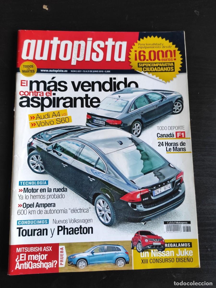 Coches: AUTOPISTA. N&ordm; 2.657. A&Ntilde;O 2010. PRUEBA: MITSUBISHI ASX. GRAN PREMIO DE F1 DE CANAD&Aacute;. 24 HORAS .. LEER