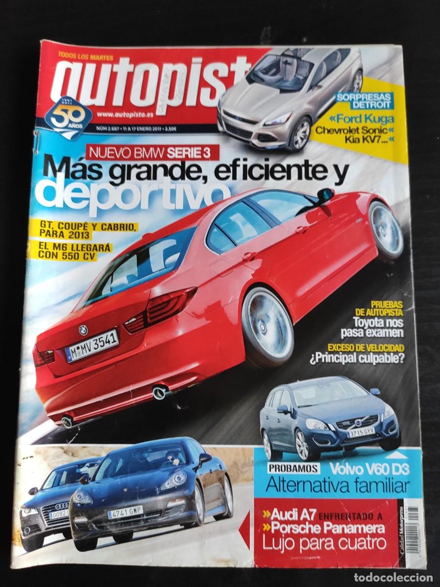 Auto: AUTOPISTA. N&ordm; 2.687. A&Ntilde;O 2011. PRUEBA: VOLVO V60 D3. LOTUS ELISE. ENTREVISTA: JOS&Eacute; LUIS L&Oacute;PEZ.. LEER