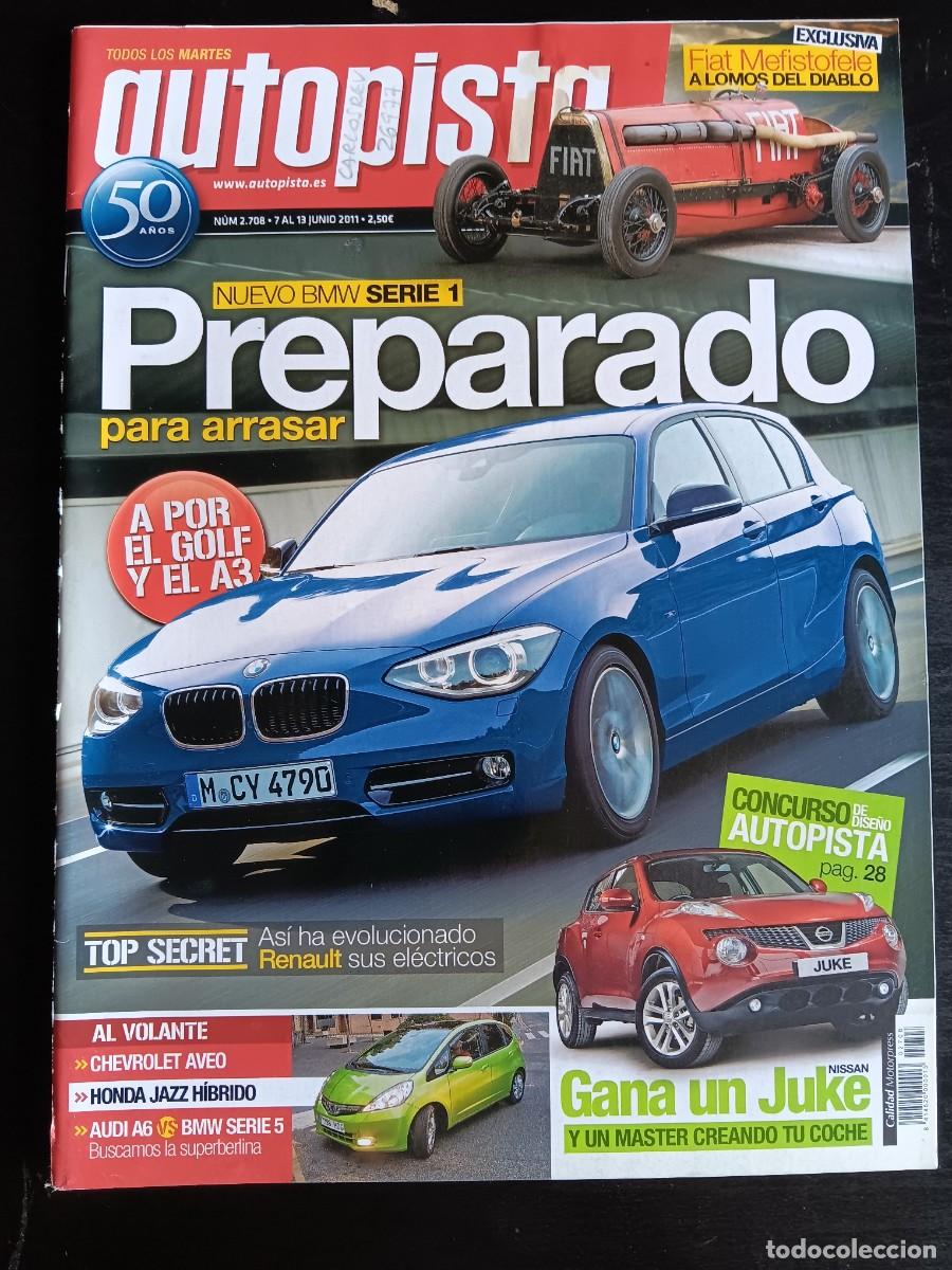 Auto: AUTOPISTA. N&ordm; 2.708. A&Ntilde;O 2011. PRUEBA: HONDA JAZZ H&Iacute;BRIDO. PREVIO 24 HORAS DE LE MANS. BMW SE.. LEER
