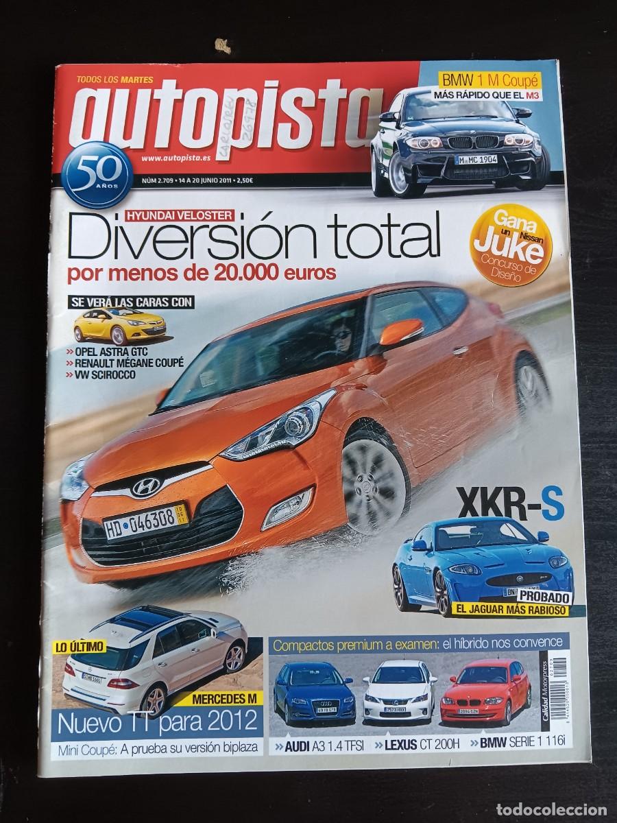 Coches: AUTOPISTA. N&ordm; 2.709. A&Ntilde;O 2011. PRUEBA: BMW 1 M COUP&Eacute;. F1 GP DE CANAD&Aacute;. JAGUAR XKR-S. MERCEDES.. LEER