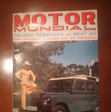 Coches: MOTOR MUNDIAL JULIO 1972,NÚMERO 335,SEAT 127,RENAULT RODEO