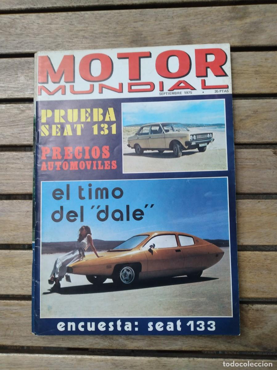 Coches: Motor Mundial septiembre 1975,Seat 131,Seat 133,DKW rotativa