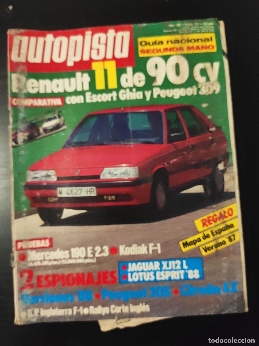 Auto: AUTOPISTA. N&ordm; 1.461. A&Ntilde;O 1987. PRUEBA: MERCEDES 190 E 2.3. GRAN PREMIO INGLATERRA F-1. RALLYE.. LEER