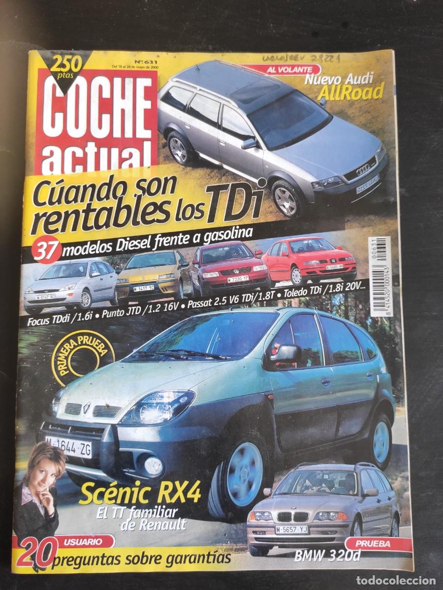 Auto: COCHE ACTUAL. N&ordm; 631. A&Ntilde;O 2000. PRUEBA: RENAULT SC&Eacute;NIC RX4 2.0 16V. BMW 320d TOURING. AUDI AL.. LEER