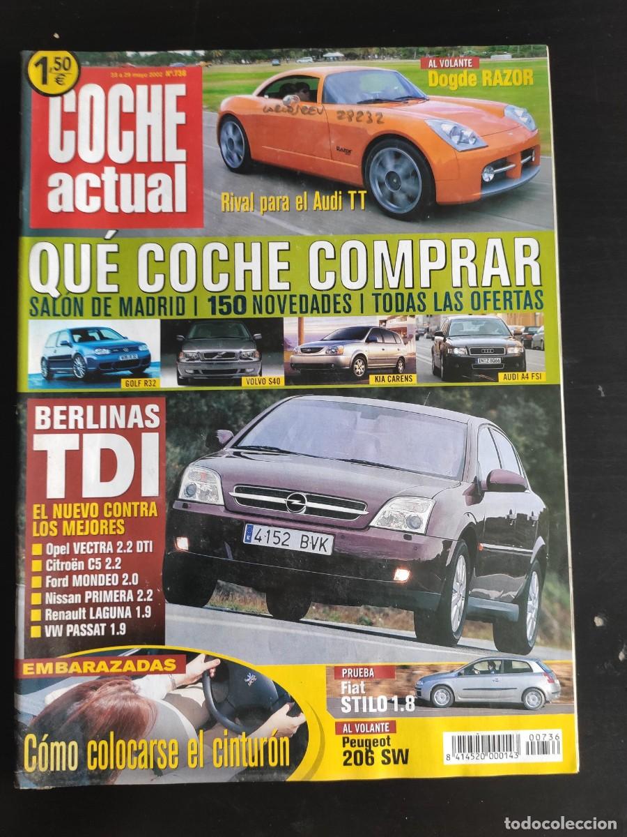 Auto: COCHE ACTUAL. N&ordm; 736. A&Ntilde;O 2002. PRUEBA: OPEL VECTRA 2.2 DTi 16V ELEGANCE. FIAT STILO 1.8 16V .. LEER
