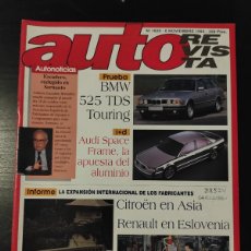 Coches: AUTO REVISTA. Nº 1.820. AÑO 1993. PRUEBA: BMW 525 TDS TOURING. AUDI SPACE FRAME. HONDA ACCORD.. LEER