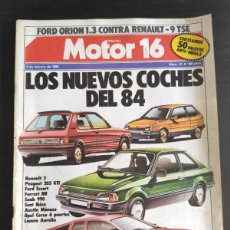 Coches: MOTOR 16. Nº 15. AÑO 1984. PRUEBA: CITROËN CX GTI. DE CUENCA AL AMAZONAS. LOS NUEVOS COCHES D.. LEER
