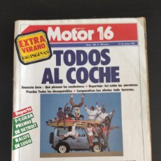 Coches: MOTOR 16. Nº 192. AÑO 1987. RENAULT R-21 TURBO. NUEVO VW PASSAT. GRAN PREMIO DETROIT DE F-1. .. LEER