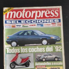 Coches: MOTOR PRESS. Nº 10. AÑO 1991. TEST DE CONOCIMIENTOS AUTOMOVILÍSTICOS. LOS CLUBS DE CLÁSICOS E.. LEER