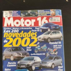 Coches: MOTOR 16. Nº 947. AÑO 2001. RENAULT LAGUNA 2.0 IDE. RALLYE DE MADRID. BMW SERIE 6. TOYOTA YAR.. LEER