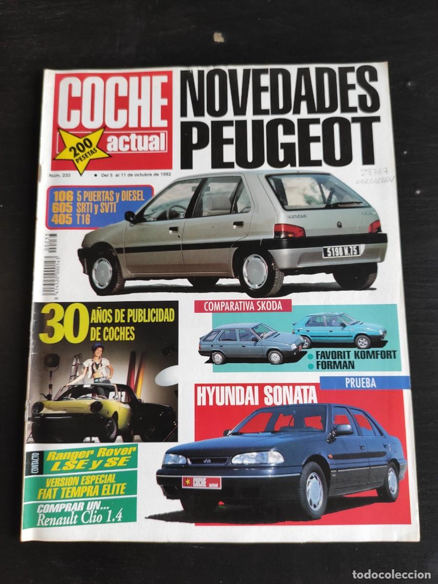 Coches: COCHE ACTUAL. N&ordm; 233. A&Ntilde;O 1992. PRUEBA: FIAT TEMPRA &Eacute;LITE. RANGE ROVER VOGUE LSE Y SE. EL CUL.. LEER