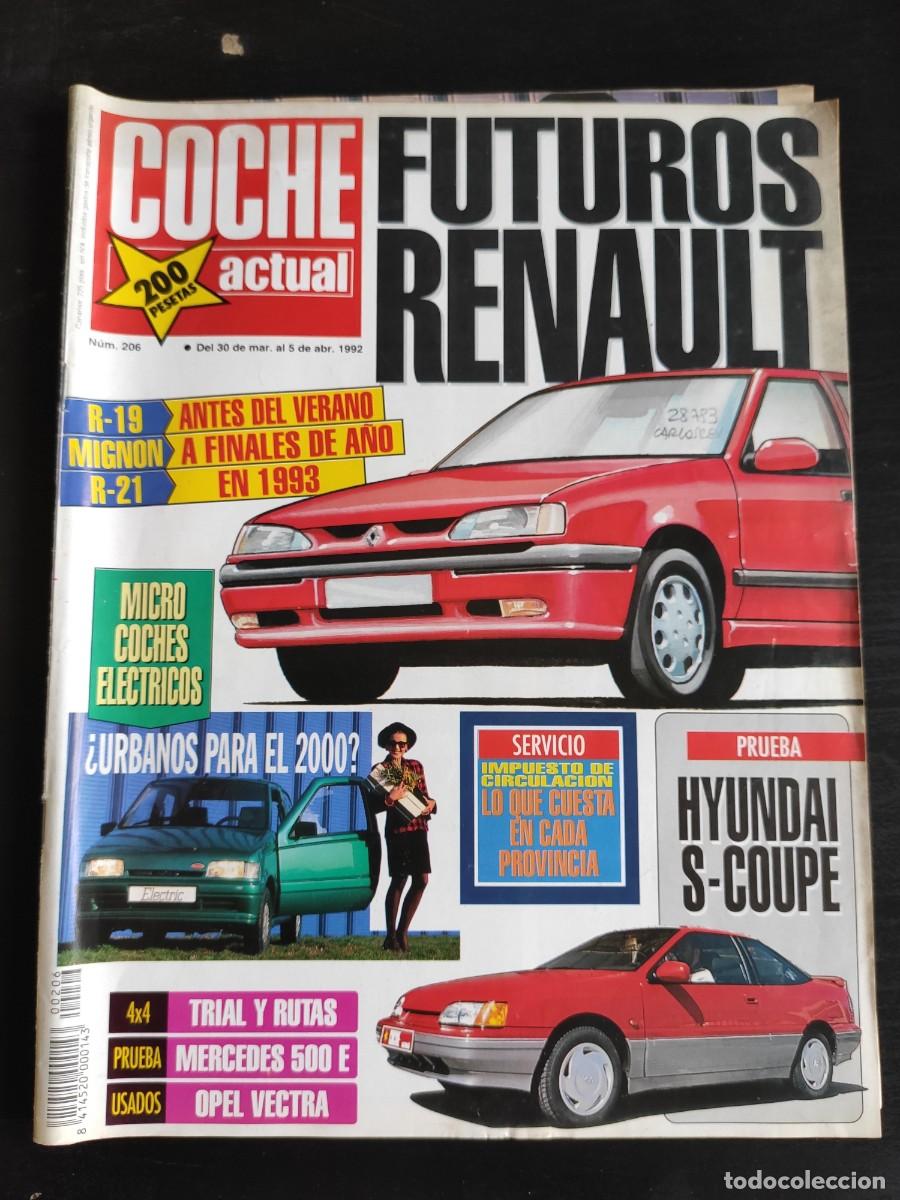 Auto: COCHE ACTUAL. N&ordm; 206. A&Ntilde;O 1992. PRUEBA: HYUNDAI S-COUP&Eacute; 1.5i L. MERCEDES 500 E. ESPECIAL 4x4:.. LEER