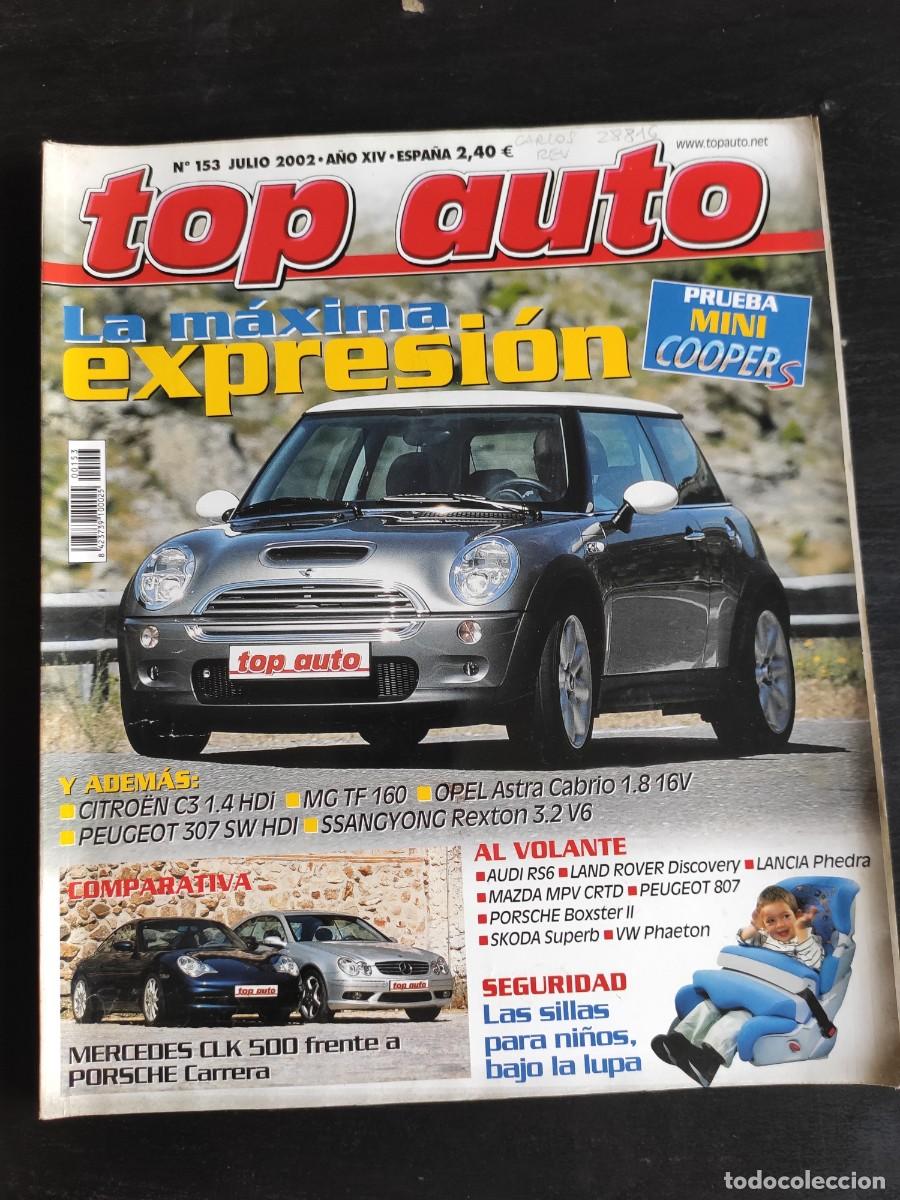 Auto: TOP AUTO. N&ordm; 153. A&Ntilde;O 2002. PRUEBA: PEUGEOT 307 SW HDi 90. OPEL ASTRA CABRIO 1.8 16V. LAND RO.. LEER