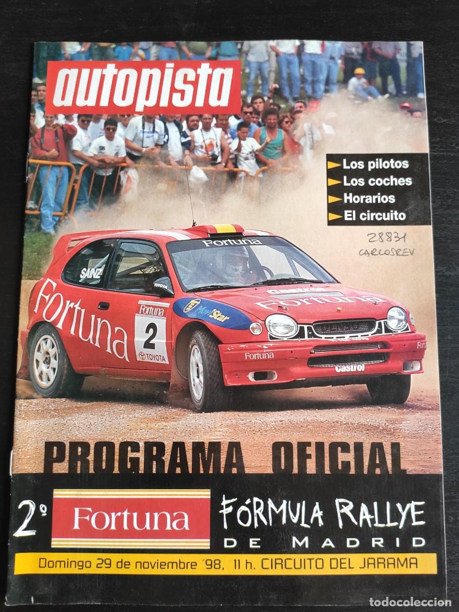 Auto: AUTOPISTA. A&Ntilde;O 1998. F&Oacute;RMULA RALLYE: SIETE A&Ntilde;OS DE &Eacute;XITOS. CARLOS S&Aacute;INZ: TOYOTA COROLLA WRC. .. LEER