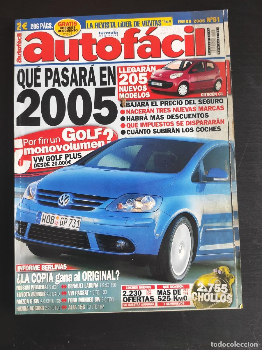 Auto: AUTOF&Aacute;CIL. N&ordm; 51. A&Ntilde;O 2005. PRUEBA: FORD FIESTA 1.6 TDCI S. KIA SPORTAGE 2.0 CRDi. NISSAN MUR.. LEER