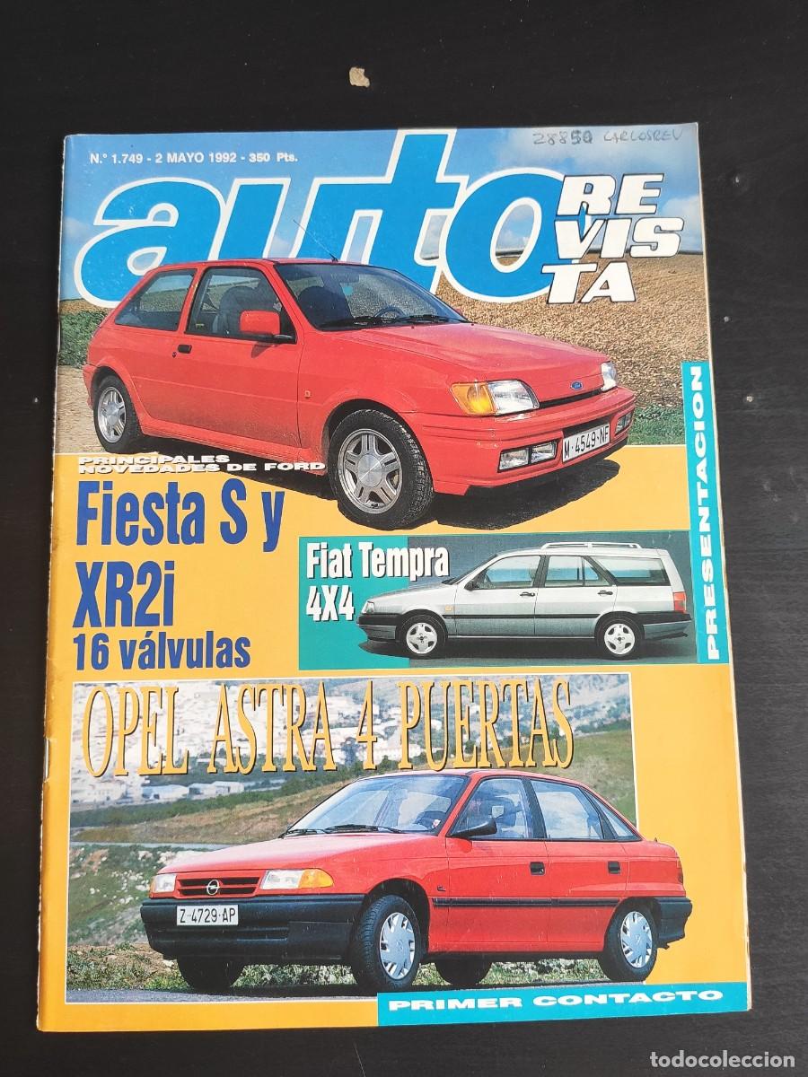 Voitures: AUTO REVISTA. N&ordm; 1.749. A&Ntilde;O 1992. PRUEBA: OPEL ASTRA 4 PUERTAS. SALONES EXPOM&Oacute;VIL &acute;92. PEUGEO.. LEER