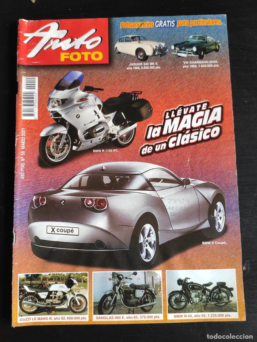 Coches: AUTO FOTO. N&ordm; 55. A&Ntilde;O 2001. JAGUAR 240 MK II RHD. CITRO&Euml;N TRACTION 11 COMMERCIALE. NUEVO PASS.. LEER