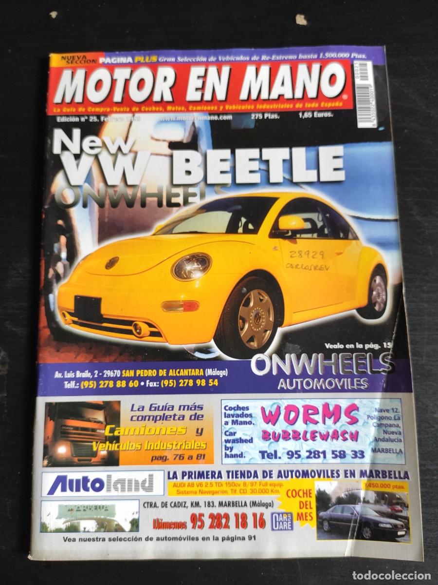 Autos: MOTOR EN MANO. N&ordm; 25. A&Ntilde;O 1999. TOYOTA LAND CRUISER HDJ 100 TDi. BMW 328i CABRIO M-TECHNIC. .. LEER.