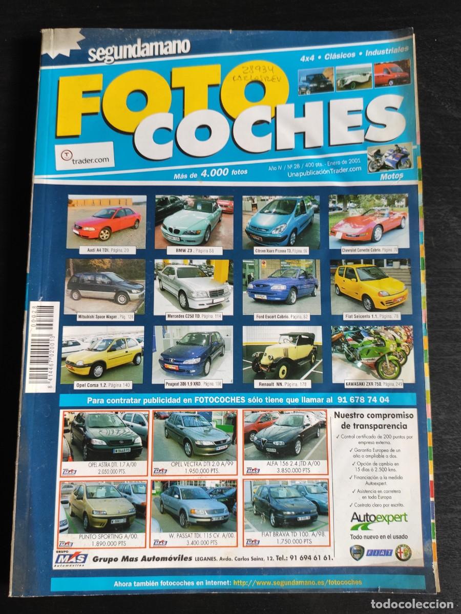 Autos: FOTO COCHES. SEGUNDAMANO. N&ordm; 28. A&Ntilde;O 2001. BMW 525 TDS EXECUTIVE. MERCEDES SL 500 AMG. OPEL .. LEER.