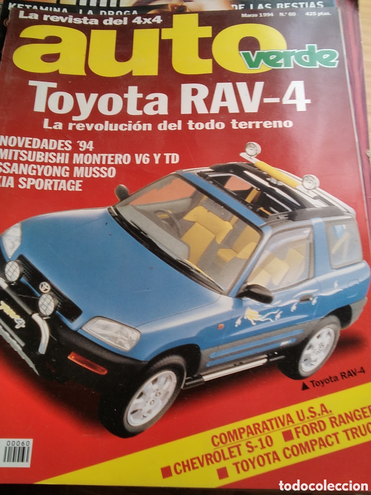 Coches: Auto verde revista coches todo terreno n&uacute;mero 60 Toyota rav-4