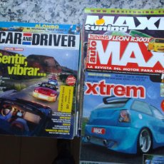 Coches: LOTE DE 11 REVISTAS DE MAXI TUNING Y CAR AND DRIVE