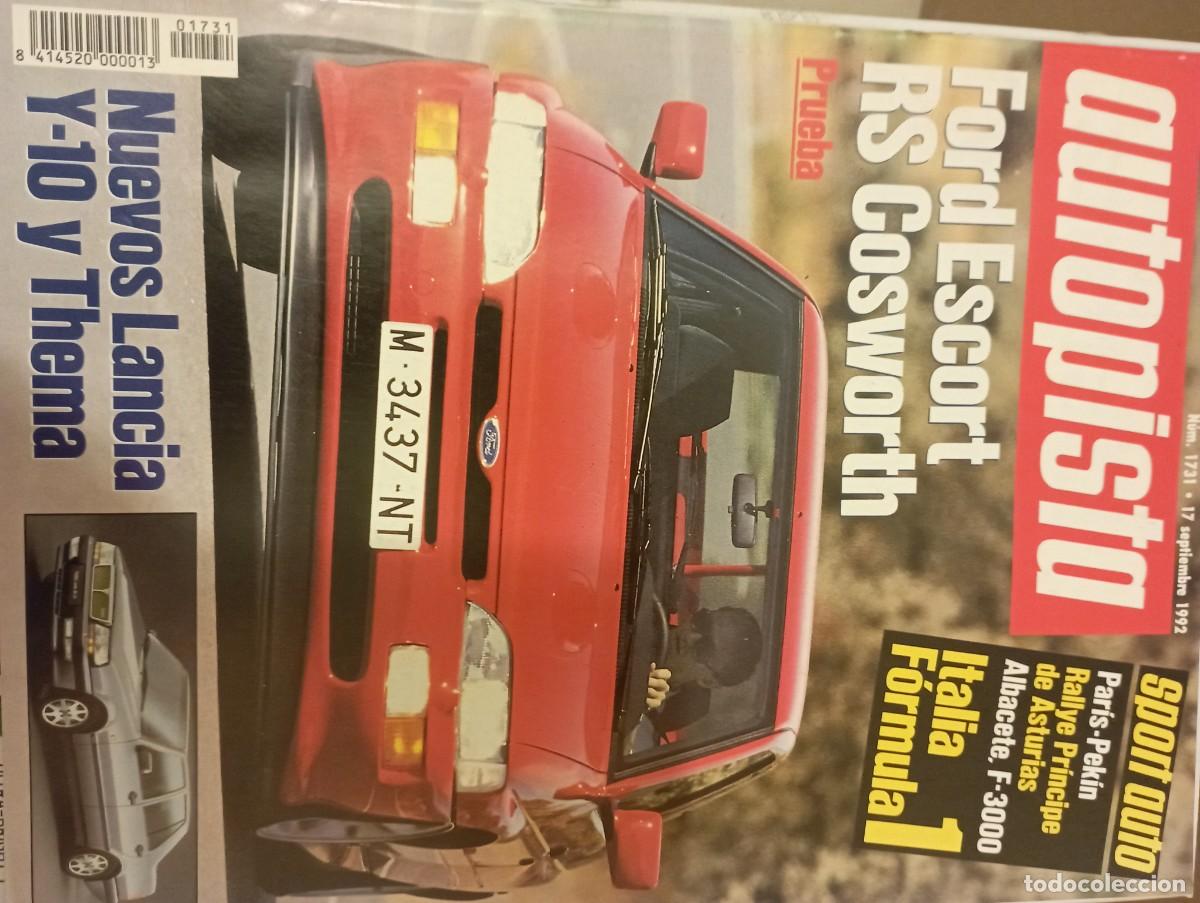 Coches: Revista autopista a&ntilde;o 1992 - Foto 1