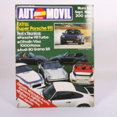 Coches: REVISTA AUTOMOVIL FÓRMULA NUM. 80 SEP. 1984 - SUPER PORSCHE 911 TURBO, FORMULA 1, CITROEN VISA