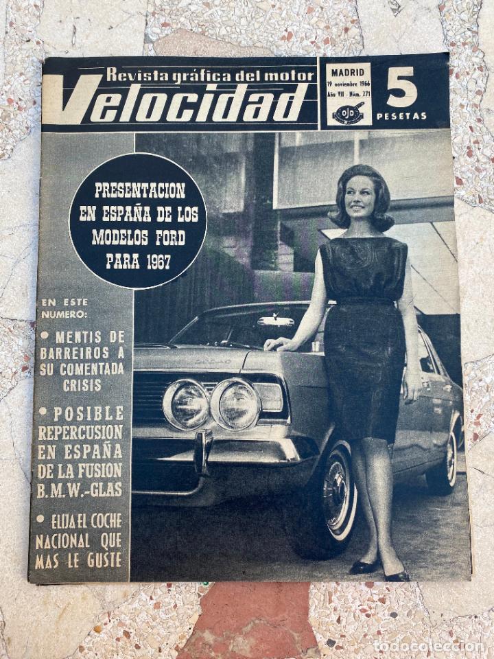Autos: VELOCIDAD N&ordm; 271. DODGE-DART. RENAULT 8. SIMCA 1000. RENAULT R-10. CITROEN 2CV. GOGOMOBIL.