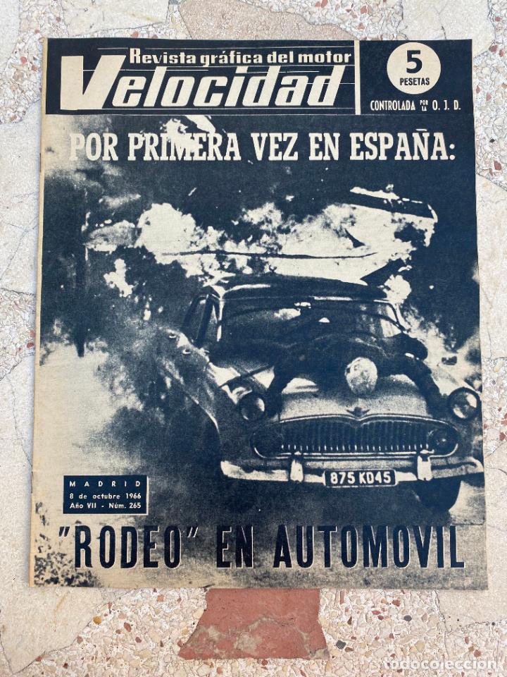 Auto: VELOCIDAD N&ordm; 265. PRIMER MORRIS ESPA&Ntilde;OL. MAURICE BATAILLE. RODEO EN AUTOMOVIL.