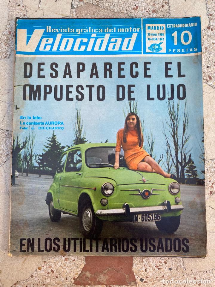 Autos: VELOCIDAD N&ordm; 342. MORRIS 1100. TRAVELLER. SEAT JUNCOSA 1600. ASSA 50 CC.