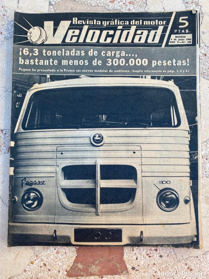 Auto: VELOCIDAD N&ordm; 143. TRIMAK. VESPETTA. ANTONIO ASCARI. INDIANAPOLIS. OFFENHAUSER. CAMION PEGASO.