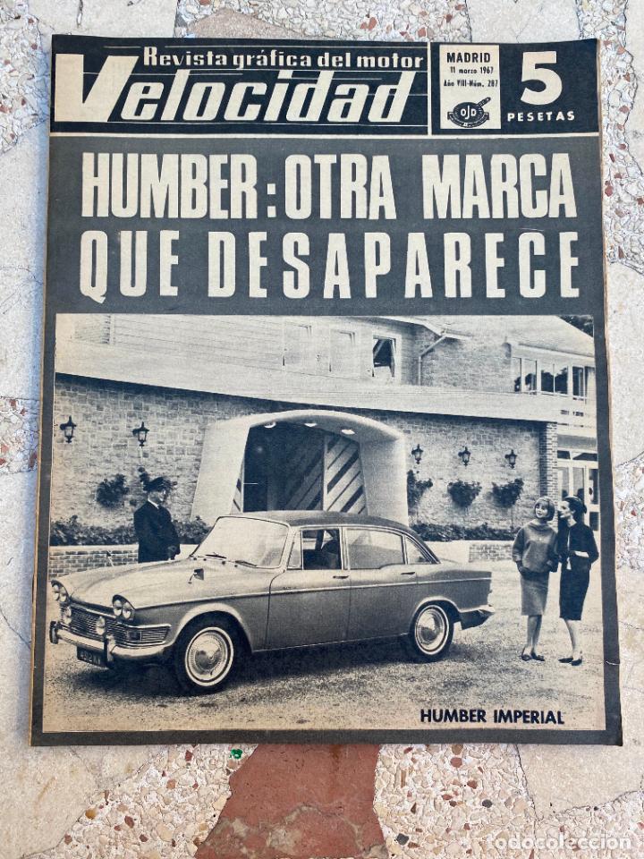 Cars: VELOCIDAD N&ordm; 287. HUMBER DESAPARECE. OPEL COMMODORE. DINO SPIDER. CICLOMOTOR MV PILAS 49 C.C.